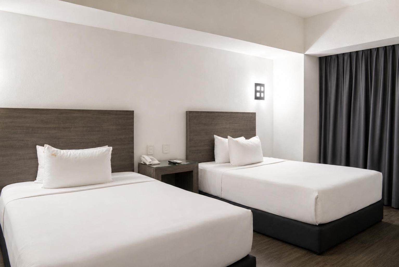 Double Room with Two Double Beds with Internal View